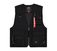 Alpha Industries - Mesh Utility Vest - Homme - Vestes - Noir - Taille: XL