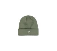 Alpha Industries Metal Logo Beanie Couvre-chefs pour homme Taille onesize - Vert olive
