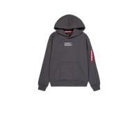 Alpha Industries Metal Plate Hoodie pour homme Gris