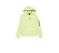Alpha Industries Metal Plate Hoodie pour homme Taille XL - Vert menthe