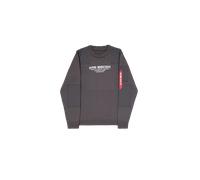 Alpha Industries Military Knit Sweatshirt Tricots pour homme Taille 2XL - Gris