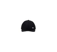 Alpha Industries Mixte Crew Camo Casquette De Baseball, Black/Metalsilver, Taille Unique EU