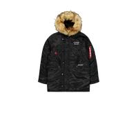 Alpha Industries N-3B Airborne Vestes d'hiver pour homme Taille XL - Noir