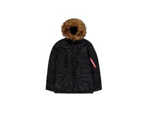 Alpha Industries N-3B Heritage Vestes d'hiver pour homme Taille L - Noir