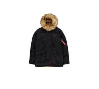 Alpha Industries N-3B VF 59 Vestes d'hiver pour homme Taille 3XL - Noir
