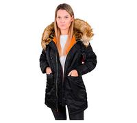 Alpha Industries N-3B VF 59 Vestes d'hiver pour femme Taille S - Noir