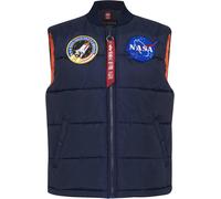 Alpha Industries Nasa Gilet Rép Bleu 07 S Male