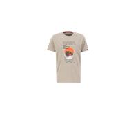 Alpha Industries NASA Orbit T-Shirt pour homme Taille L - Beige