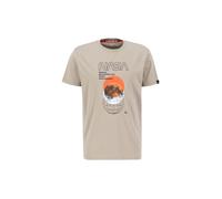 Alpha Industries NASA Orbit T-Shirt pour homme Taille M - Beige