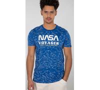 Alpha Industries NASA Voyager AOP T-Shirt, bleu, taille 3XL pour homme