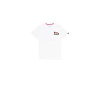 Alpha Industries Naval Backprint T-Shirt pour homme Taille 2XL - Blanc