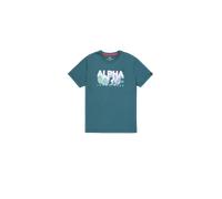 Alpha Industries Nebula T-Shirt pour homme Taille L - Vert