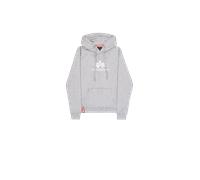 Alpha Industries New Basic Big Logo Hoodie pour femme Taille S - Gris