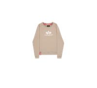 Alpha Industries New Basic Big Logo Sweatshirt pour femme Taille M - Beige