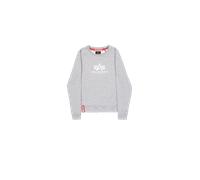 Alpha Industries New Basic Big Logo Sweatshirt pour femme Taille XS - Gris