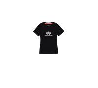 Alpha Industries New Basic Big Logo T-Shirt pour femme Taille XL - Noir