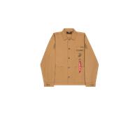 Alpha Industries P-41 HBT Combat Jacket Surchemises pour homme Taille 3XL - Vert kaki