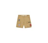 ALPHA INDUSTRIES Pantalon cargo 'Flying Tigers' beige / bleu / rouge / blanc, Taille 34