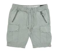Alpha Industries - Pantalon Jogger Court Ripstop Vert - Homme - Shorts - Vert - Taille: S