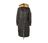 Alpha Industries Long Fishtail Field Jacket Vestes d'hiver pour femme Taille M - Vert foncé