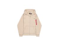 Alpha Industries Polar Fleece Zip Hoodie pour homme Taille M - Beige
