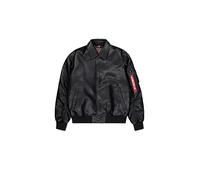 Alpha Industries PU College Bomber Veste pour homme Black XS