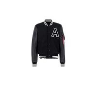 Alpha Industries PU College Light Jacket Vestes Bombers pour homme Taille 3XL - Noir