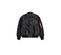 Alpha Industries PU College Bomber Veste pour homme Black XS