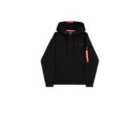 Alpha Industries Red Stripe Hoodie pour homme Taille 2XL - Noir