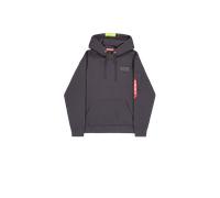 Alpha Industries Red Stripe Hoodie pour homme Taille S - Gris
