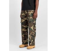 Alpha Industries Ripstop Patchwork Camo Pant Pantalons pour homme Taille 38 - Camouflage Woodland