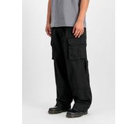 Alpha Industries Ripstop Patchwork Oversized Pant Pantalons pour homme Taille 32 - Noir