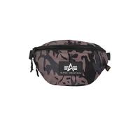 Alpha Industries Rubber Print Waistbag Sac à bandoulière Unisexe Black Camo