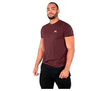 Alpha Industries Shirt Basic Small Logo pour Hommes, Deep Maroon