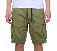 Alpha Industries – Short jogger en twill de coton – Olive XL