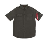 Alpha Industries - Short Sleeve Chemises - Homme - Chemises - Gris - Taille: XL