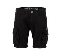 Alpha Industries - Shorts Cargo Crew Noir Coton Léger - Homme - Shorts - Noir - Taille: W30