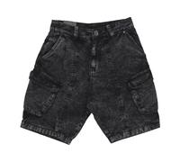 Alpha Industries Canvas Acid Shorts pour homme Taille 31 - Noir