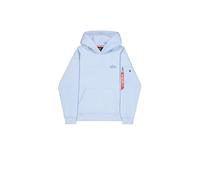Alpha Industries Signature Bp Hoodie Bleu L Homme