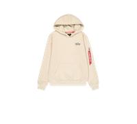 Alpha Industries Signature Backprint Hoodie pour homme Taille S - Blanc