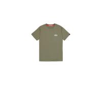 Alpha Industries Signature Backprint T-Shirt pour homme Taille 2XL - Vert olive