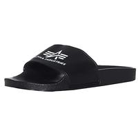 Alpha Industries Slider Tongs Confortables pour Hommes Plate-Forme, Black, 39 EU