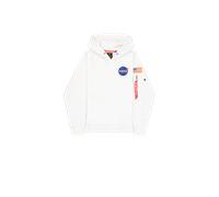 Alpha Industries Space Shuttle Hoodie pour homme Taille M - Blanc