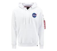 Alpha Industries - Space Shuttle Sweat à capuche - Homme - Sweatshirts et sweats à capuche - Blanc - Taille: S