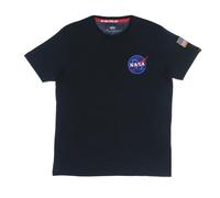 Alpha Industries - Space Shuttle Tee - Homme - Tops - Bleu - Taille: XL