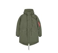 Alpha Industries Studio M-51 Fishtail Backprint (2in1) Field Jacket Veste de terrain pour homme Taille XL - Vert olive