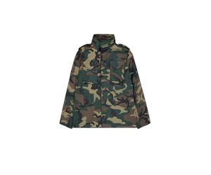 Alpha Industries Studio M-65 Camo Field Jacket Vestes de campagne pour homme Taille 2XL - Camouflage Woodland