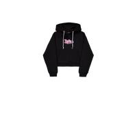 Alpha Industries Studio Rainbow Cropped Hoodie pour femme Taille M - Noir