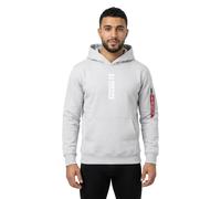 Alpha Industries Alpha Puff Print Hoodie pour homme Taille 2XL - Gris