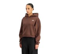 Sweat à capuche femme Basic Small Logo Hoodie Alpha Industries - Powder Brown S